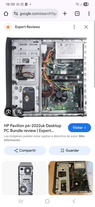 HP Pavilion p6 Series Negro