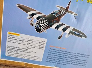 Avión Aeromodelismo p47  Nuevo en su Caja