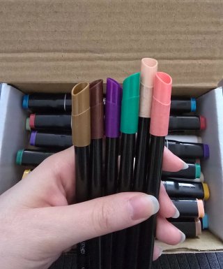 Marcadores para Lienzo - Set 14 Colores +6 regalo