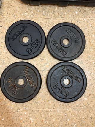Kit Pesas Decathlon 20kg Mancuernas y barra z