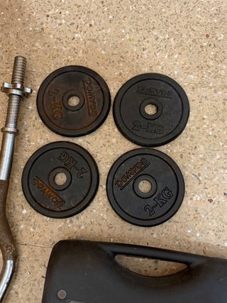 Kit Pesas Decathlon 20kg Mancuernas y barra z