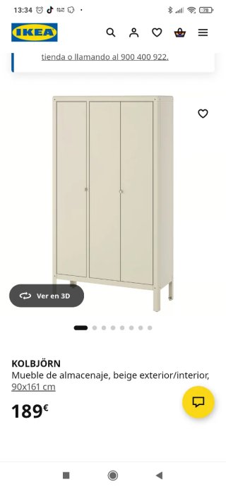 Mueble exterior Ikea Kolbjorn