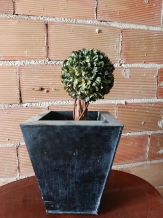 Planta artificial decorativa redonda