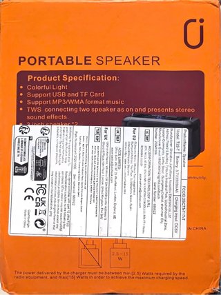 Altavoz Portátil Bluetooth T22-T Karaoke