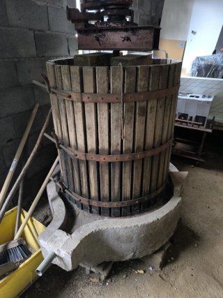 Prensa para vino