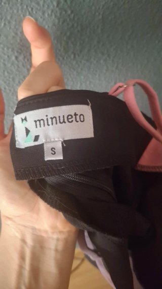 Abito vintage nero con bretelle