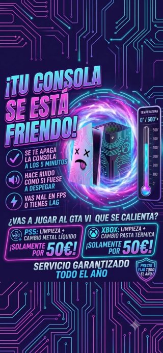 Mantenimiento PS5 y Xbox | Limpieza + Metal Líquid