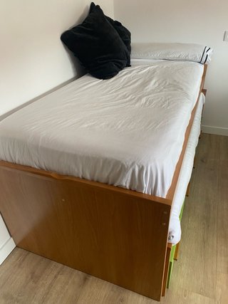 Cama nido 90cm con 2 colchones