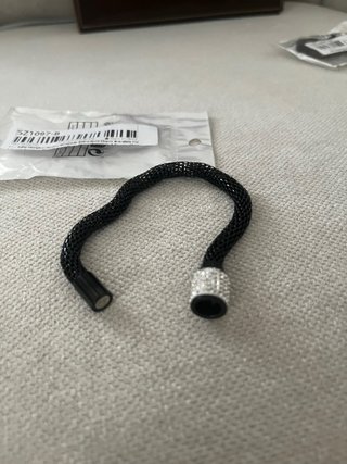 Pulsera Acero Negro con Cierre Brillante
