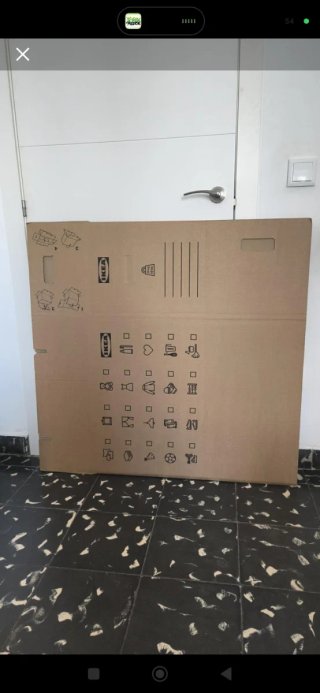 2 Cajas Grandes Cartón IKEA