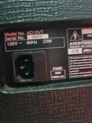Amplificador Vox Valvetronix Guitarra
