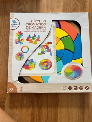 Círculo Cromático de Madera - Montessori