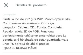 Videocámara Samsung