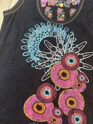 Camiseta tirantes Desigual M multicolor