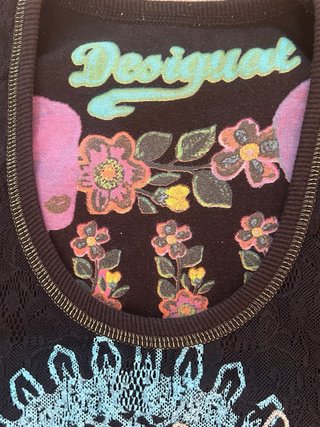 Camiseta tirantes Desigual M multicolor