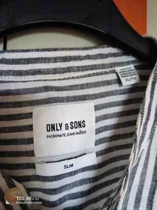 Camicia  uomo a righe Only & Sons