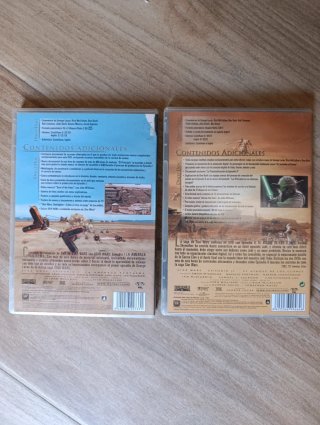 DVD Star Wars Episodio I y II (Español)