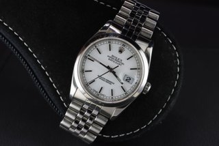 Rolex Datejust 16200 36mm Plata y Blanco