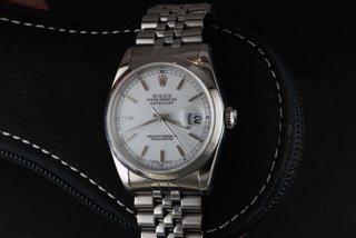 Rolex Datejust 16200 36mm Plata y Blanco