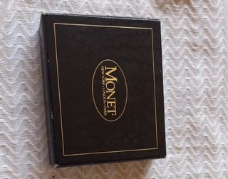 Parure Monet vintage spilla e orecchini oro