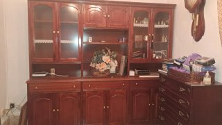 Mueble de salón madera maciza hecho a mano