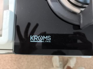 Encimera de gas Kroms Line 3 fuegos