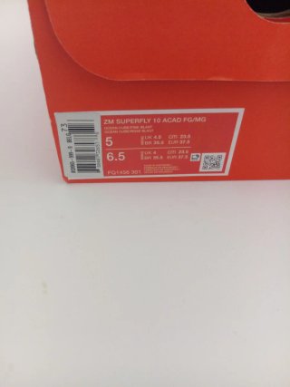 Nike n.37.5 ZM Superfly10 Acad FG/MG Nuove origina