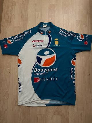 Maillot Ciclismo Retro Bouygues Telecom