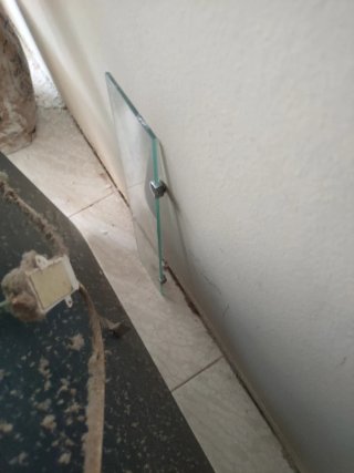 2 Espejos Baño con Apliques Plata