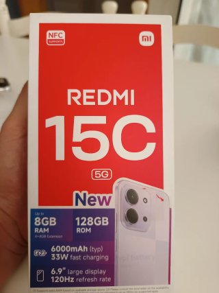 Xiaomi Redmi 15C 128GB Negro