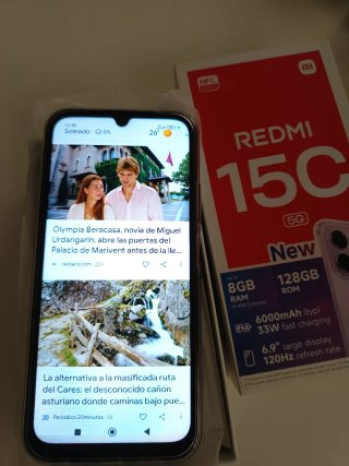 Xiaomi Redmi 15C 128GB Negro