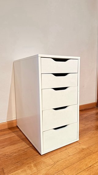 Cajonera IKEA blanca 5 cajones