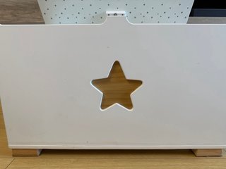 Baúl infantil de madera blanco | 90 L