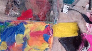 Plumas decorativas para manualidades