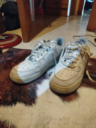 Nike Air Force 1 Beige/Blanco