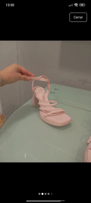 Tacones rosas plataforma