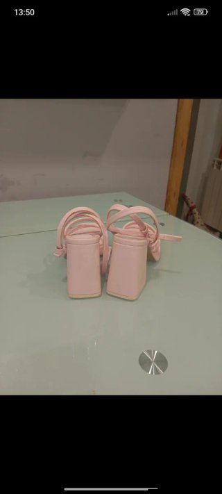 Tacones rosas plataforma
