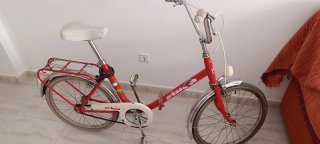 Bicicleta Orbea Vintage Roja Plegable