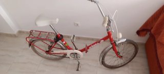 Bicicleta Orbea Vintage Roja Plegable