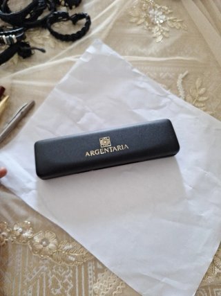 Set de Bolígrafos Argentaria Negro y Dorado