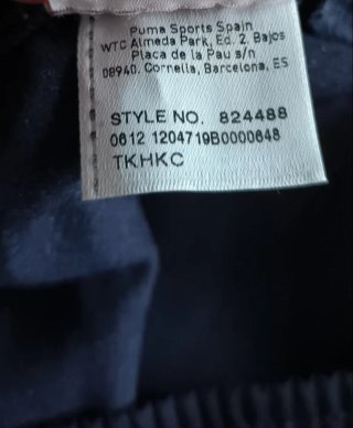 Pantalón chándal Puma azul marino Talla M