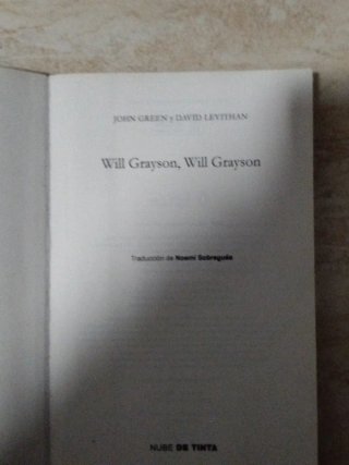 Will Grayson, Will Grayson