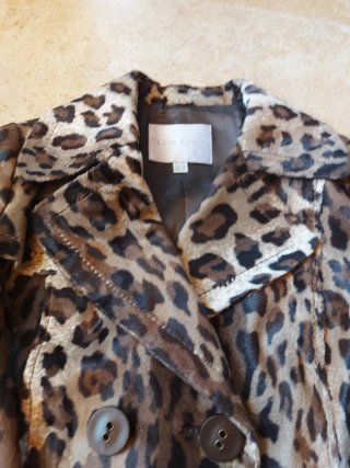 Giacchetta Vintage con Stampa Animalier Luis Civit Taglia 44