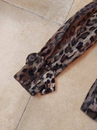 Giacchetta Vintage con Stampa Animalier Luis Civit Taglia 44
