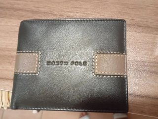 Portafoglio North Pole Uomo Pelle Nero Marrone