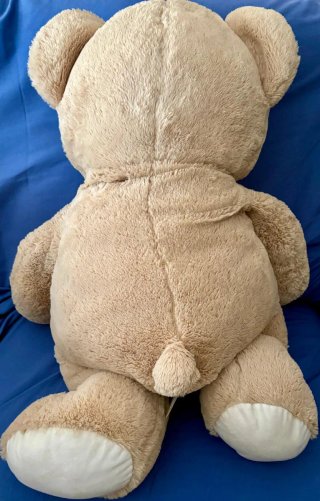 Oso de peluche XL con lazo rojo