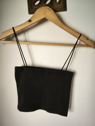 Top Zara Preto Tamanho M