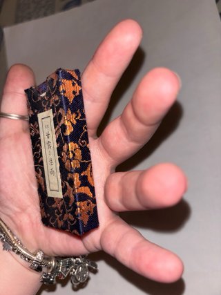 Mini Libro SUTRA BUDDHISTA GIAPPONESE Introvabile