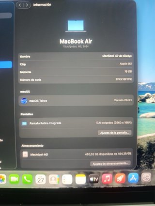MacBook Air 13 M3 16GB RAM 512GB SSD 2024
