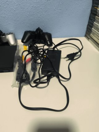 Consola PlayStation 2 slim nera + controller